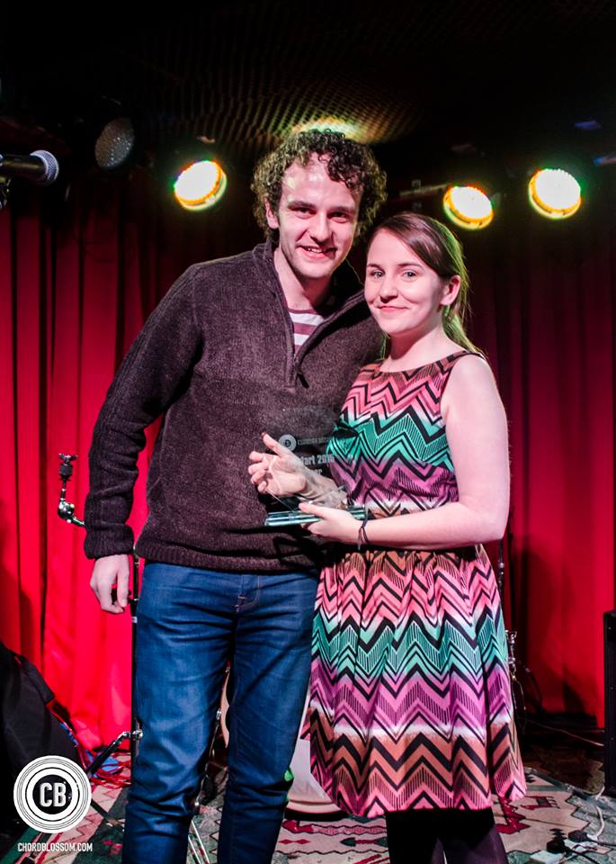 Lauren Bird - Chordblossom Kickstart 2015 winner with Rob