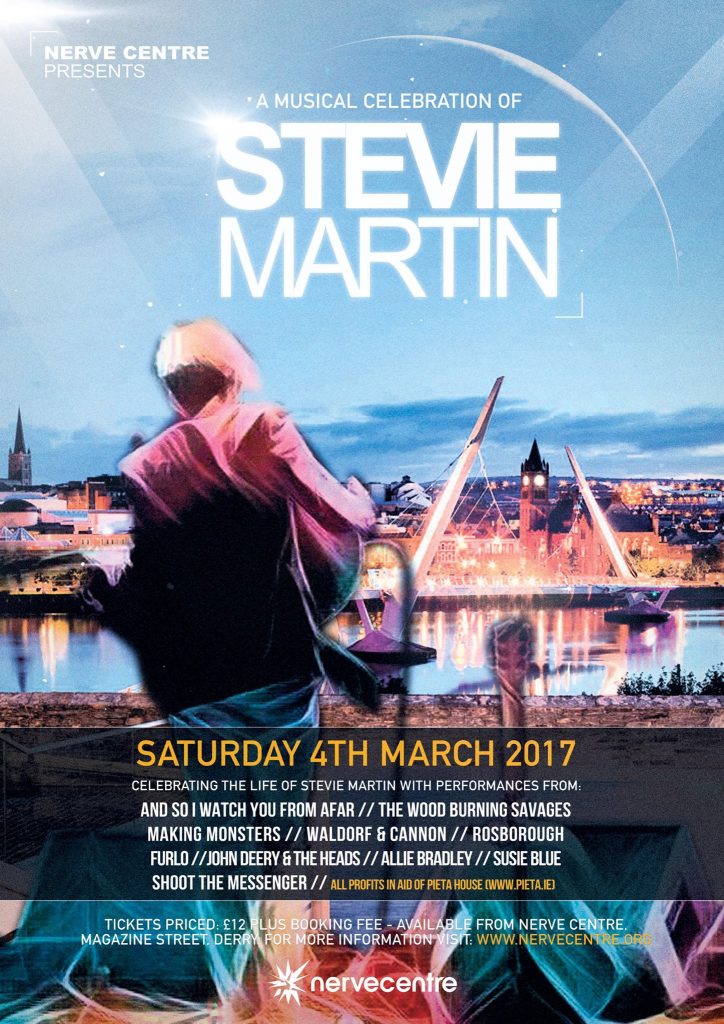 A Musical Celebration Of Stevie Martin Gig Poster