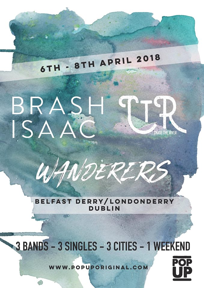 pop up chase the river brash isaac and wanderers tour poster