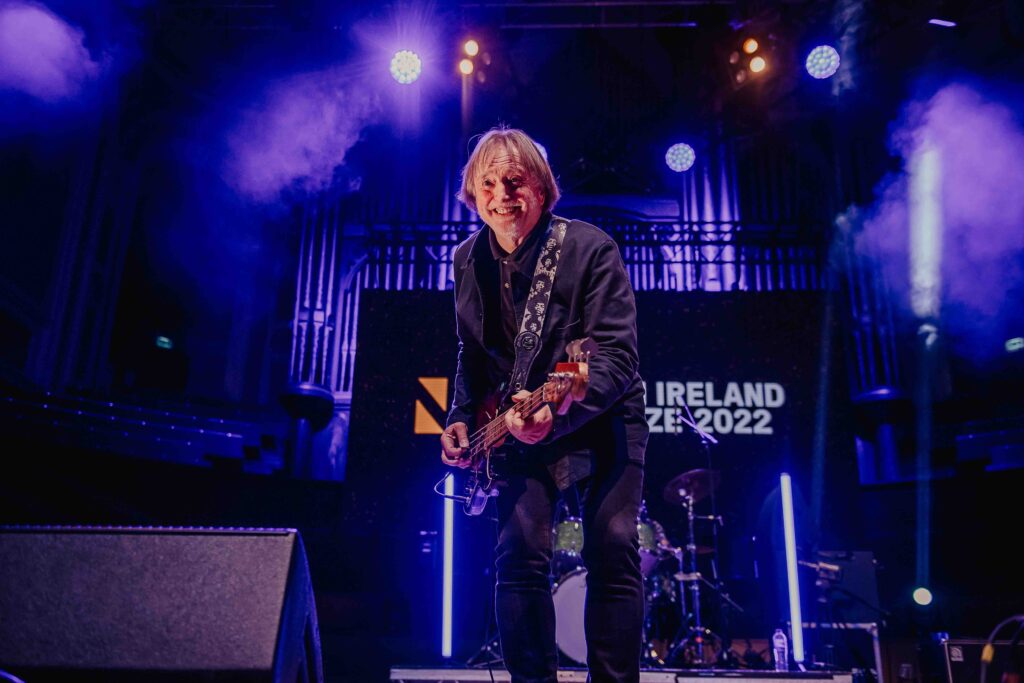 Barry Devlin / The Horslips at the NI Music Prize 2022 - Photography by Carrie Davenport