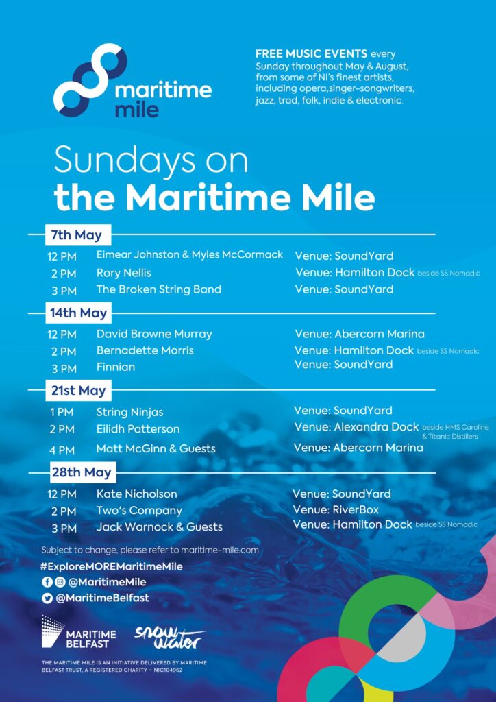 Maritime Mile May 2023 Gigs