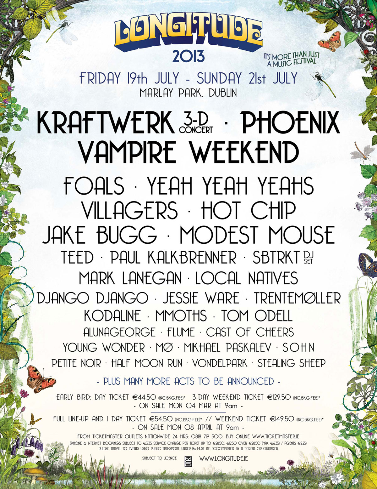 Longitude Festival Line Up Announced