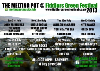 The Melting Pot announce series of gigs