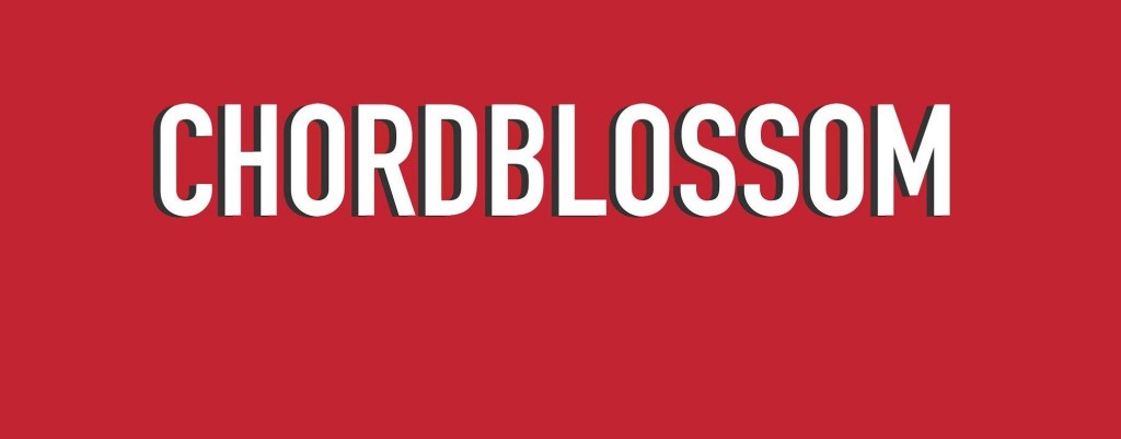 chordblossom - text logo