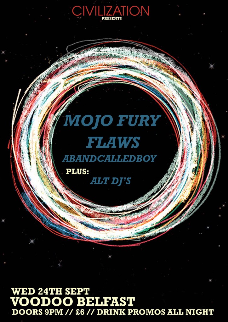 mojo fury civilization gig poster