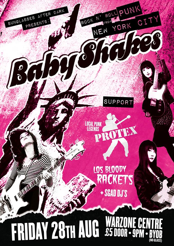 baby shakes gig poster