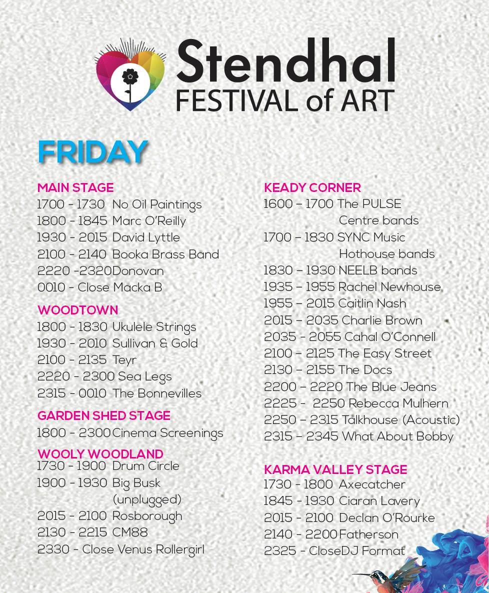 stendhal 2015 friday lineup
