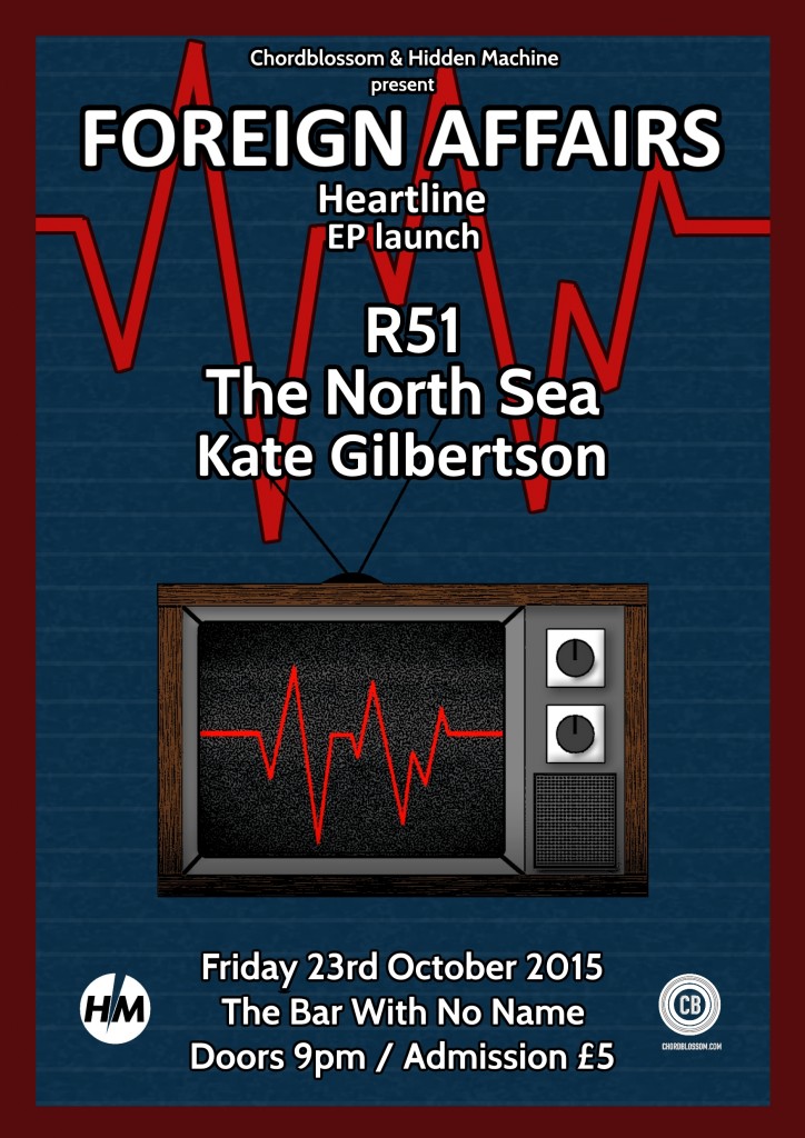 Foreign Affairs - Heartline EP Launch Poster
