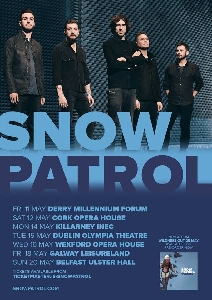 snow patrol irish tour 2018