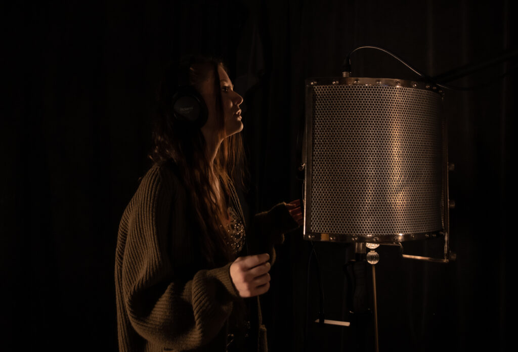 Susi Pagel - Vocal Recording at Half Bap Studios - Photography by Jonah Gardner
