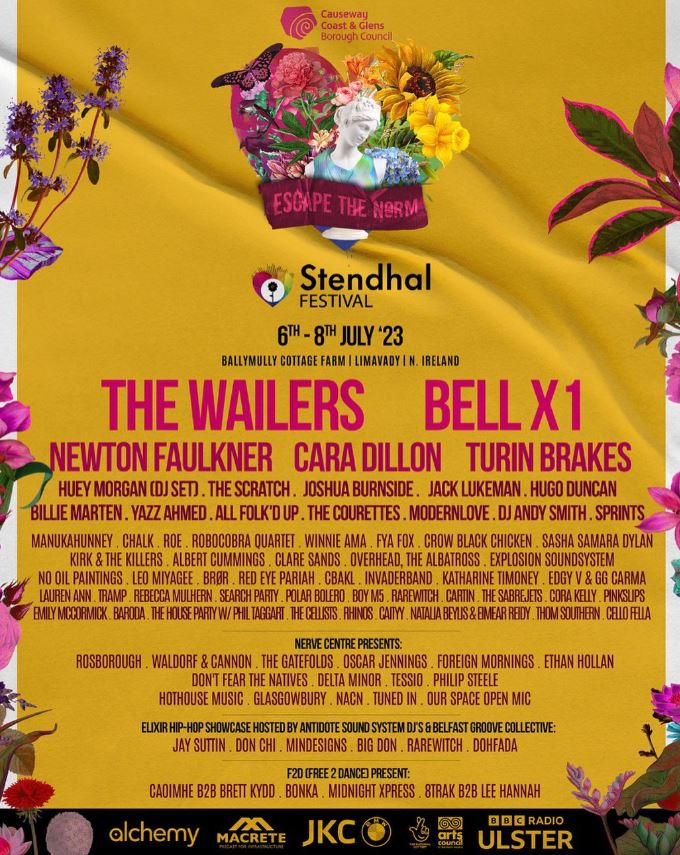 Stendhal Festival 2023 Final Music Poster