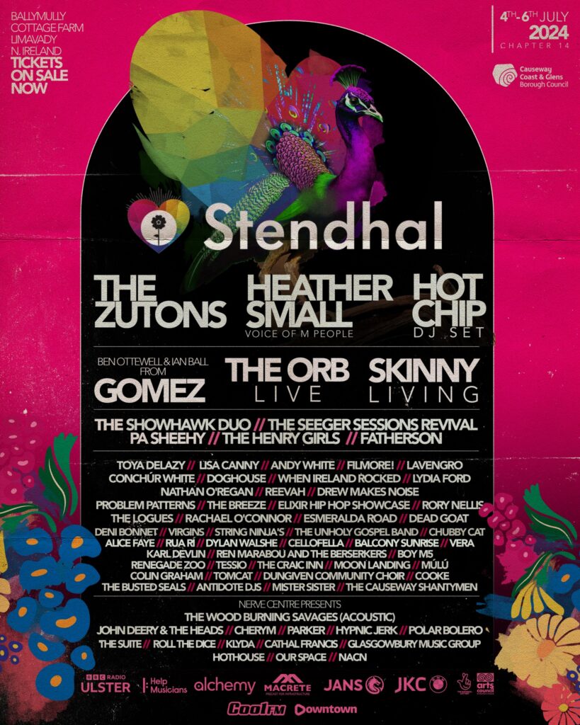 Stendhal Festival 2024 Line Up Poster
