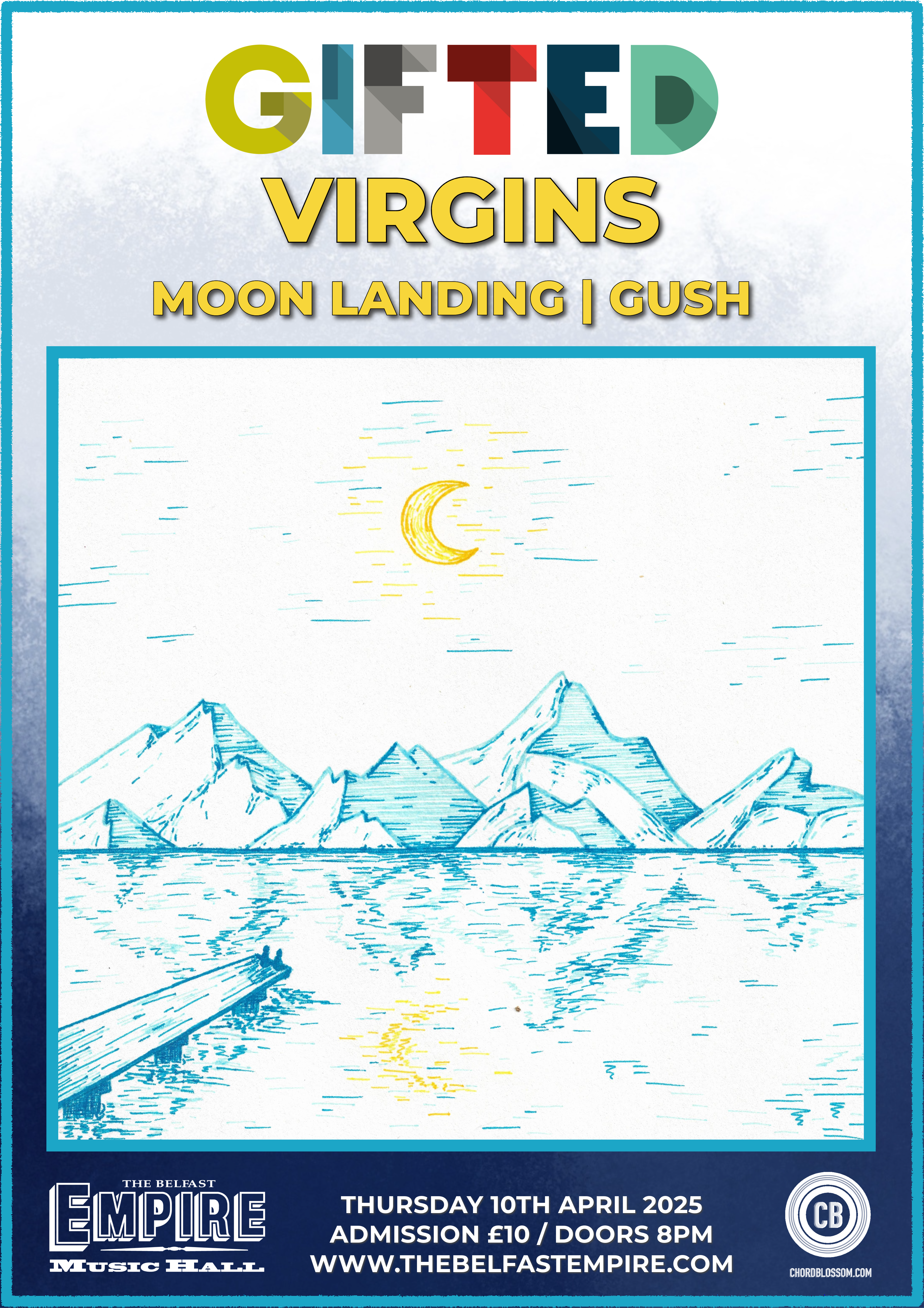 Gifted Virgins, Moon Landing, GUSH - 10 April 2025 Poster