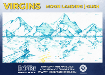 Gifted Virgins, Moon Landing, GUSH Header Image Revised Doors