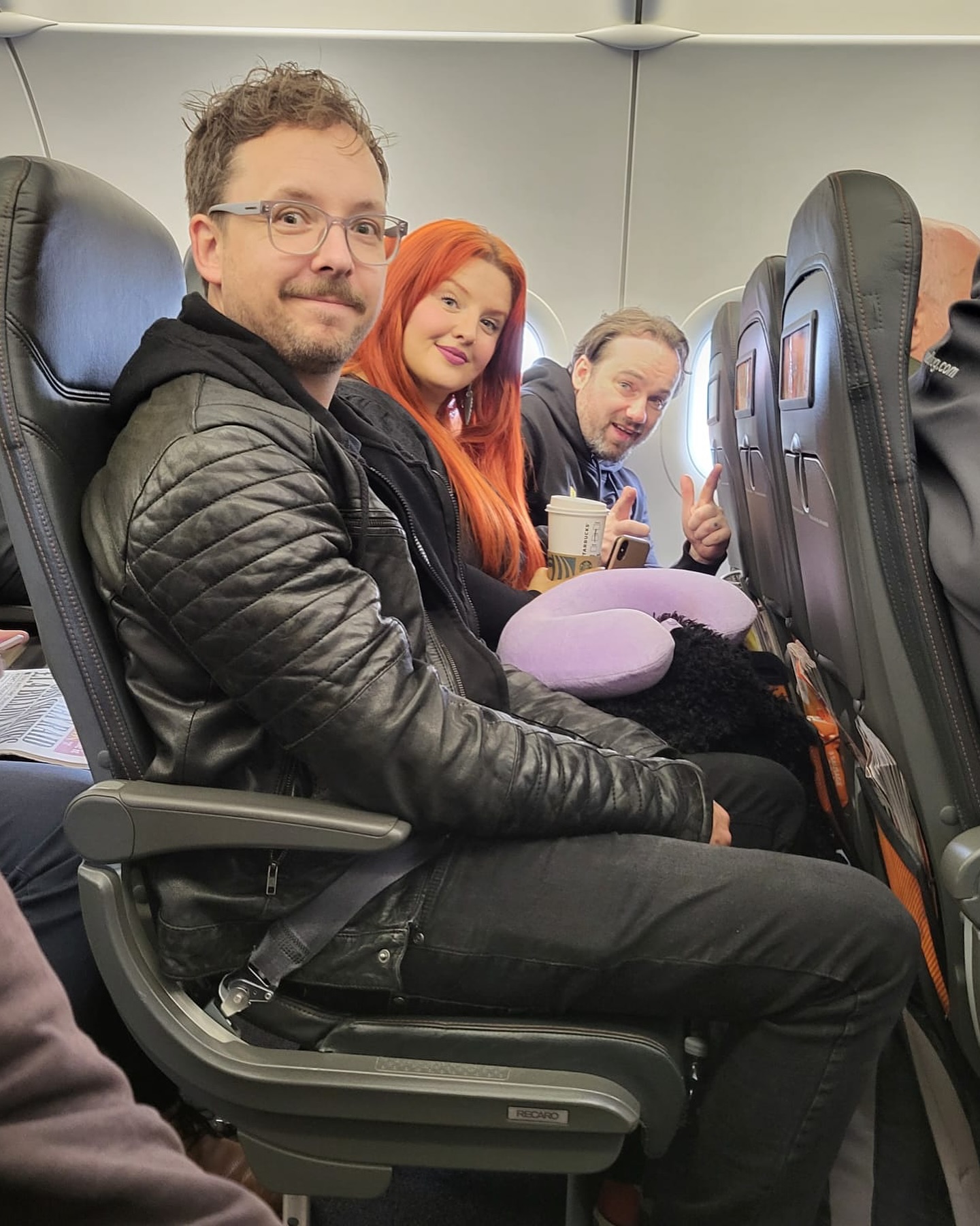 Virgins on a plane