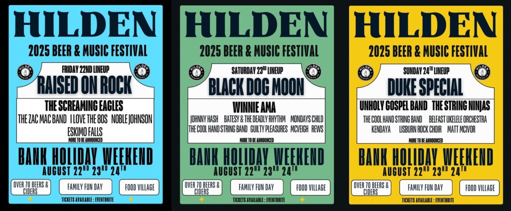 Hilden Beer and Music Festival 2025 Line up