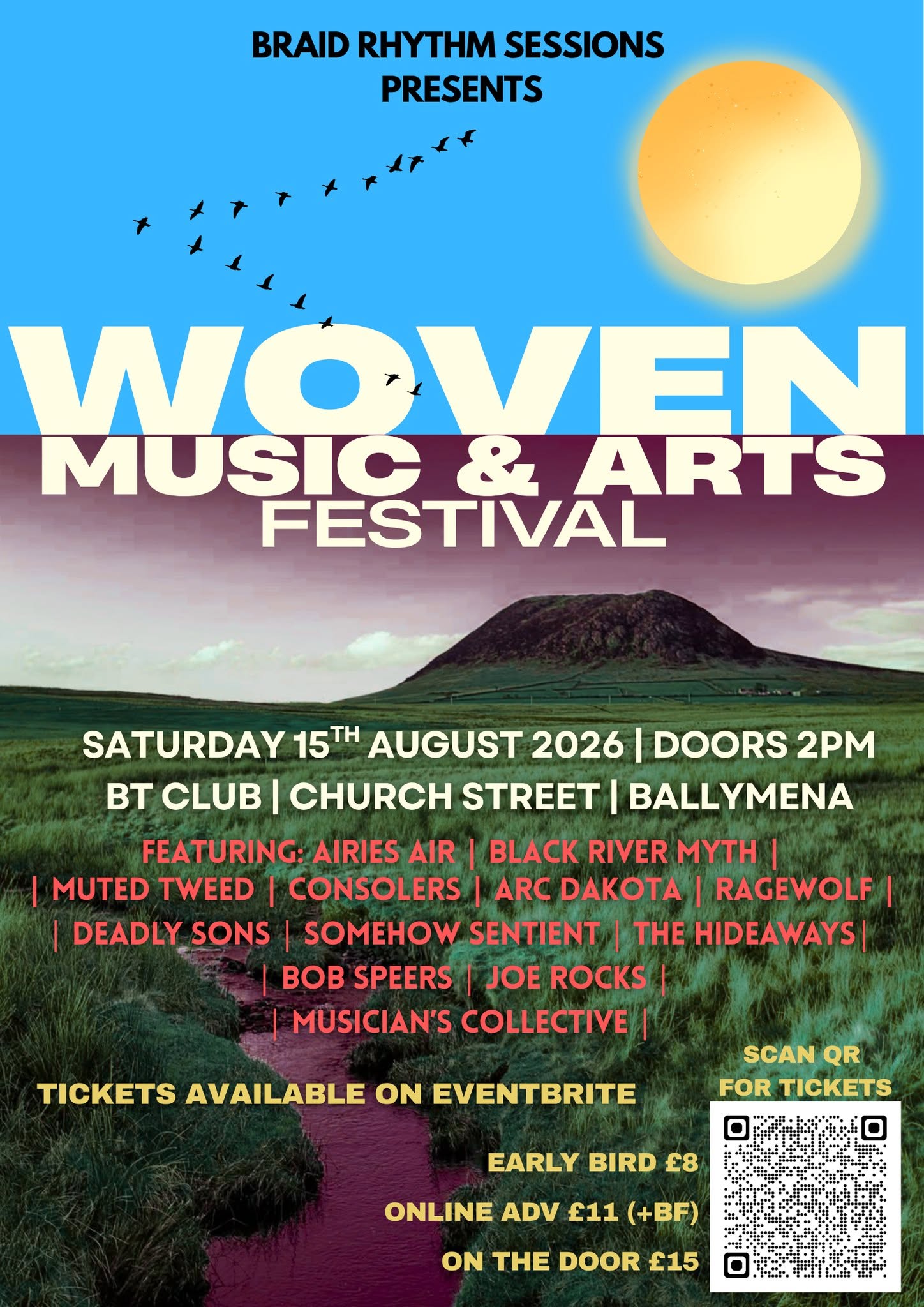 Woven Music & Arts Festival 2026 Poster